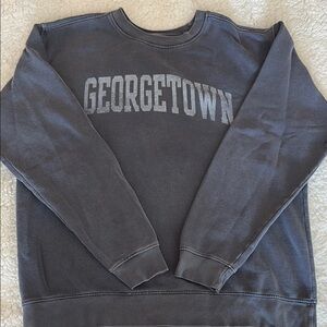 Georgetown University Comfort Colors Crewneck Size M